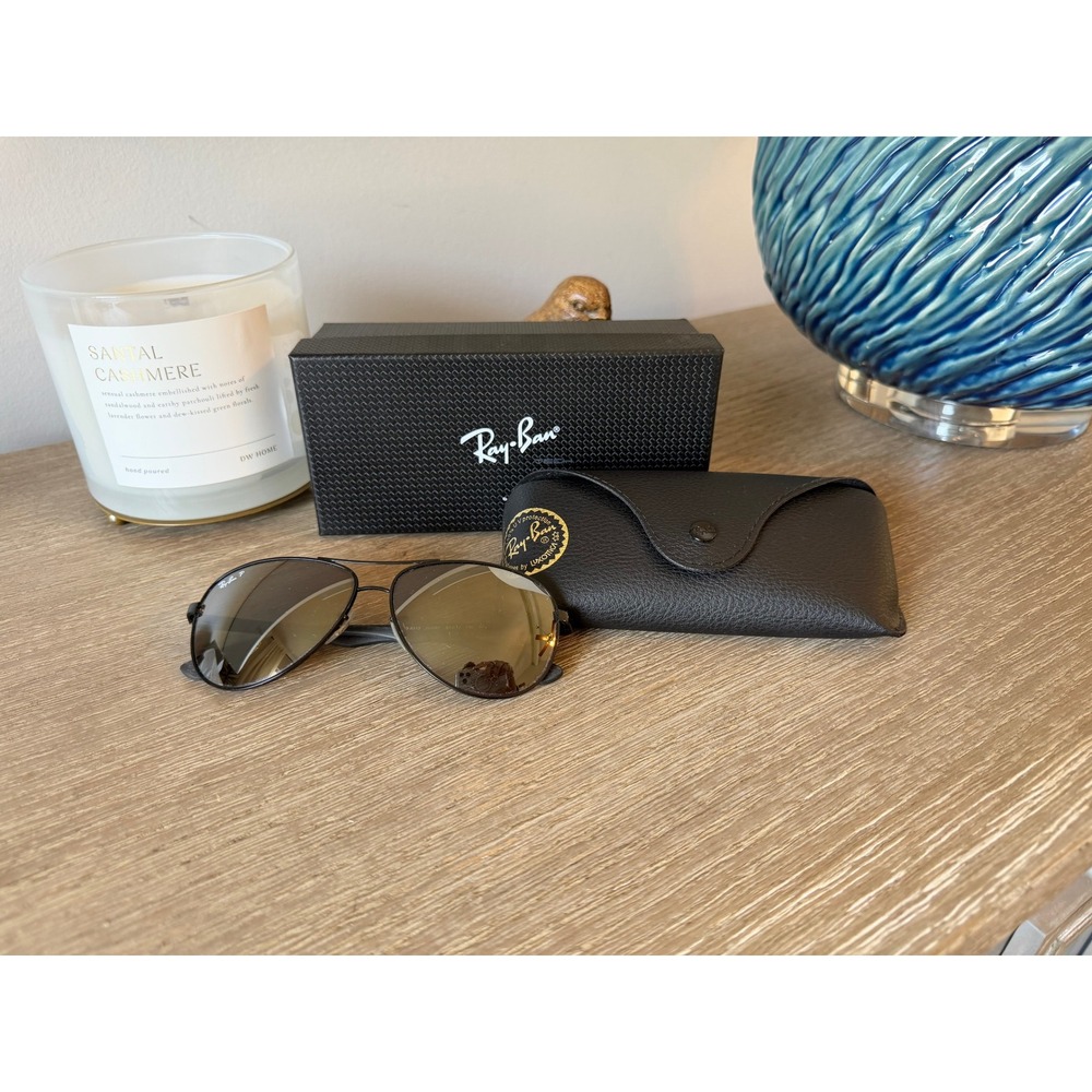 Ray-Ban RB 8313 Active Aviator Sunglasses Men Black 61mm